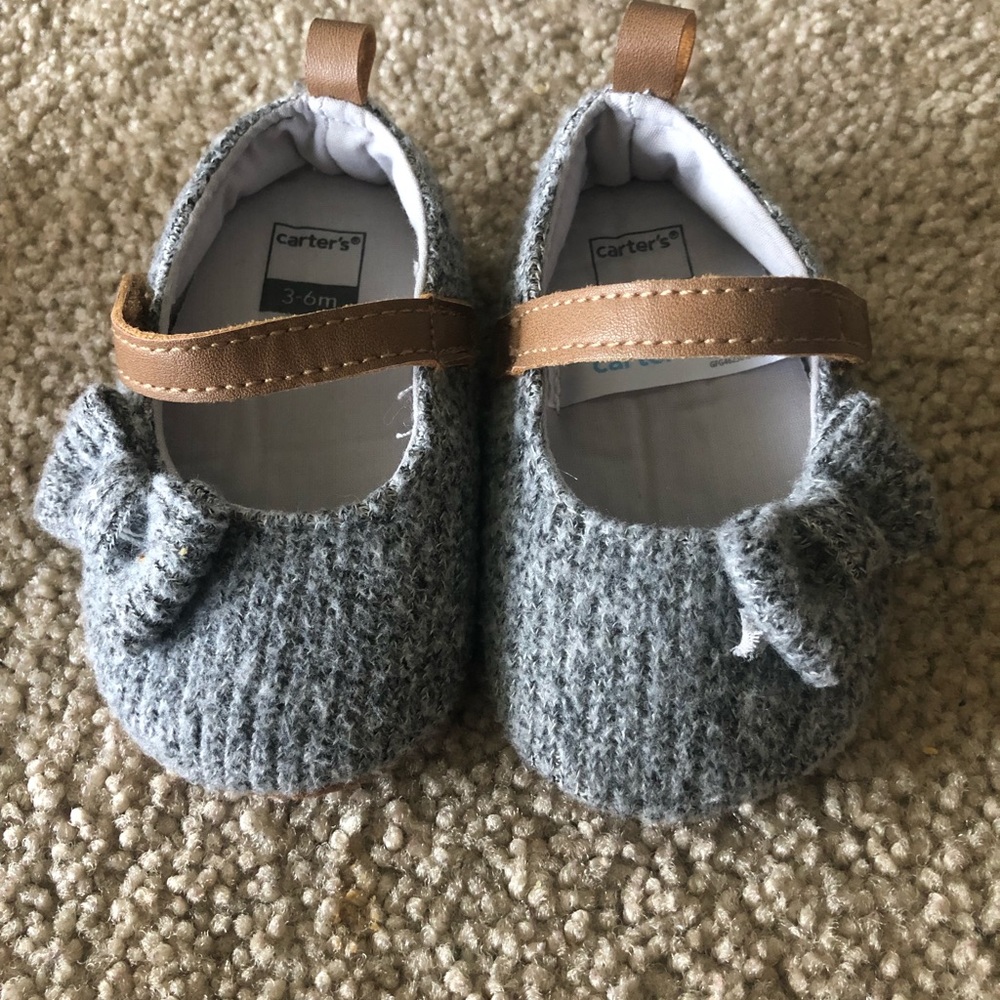 Carters 3-6 months Shoes, Worn 1x
